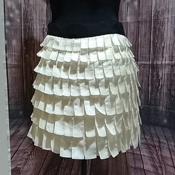 J. Crew Collection silk ribbon skirt size 0 - Picture 4 of 6
